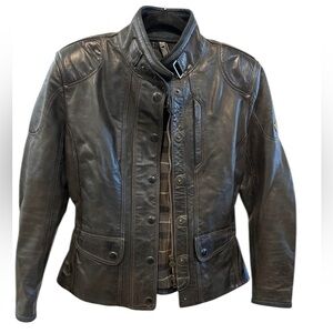 MATCHLESS London Brown Motorcycle Jacket. Italy. Size 44 Medium